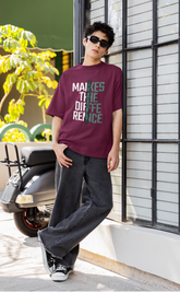 Unisex Terry Oversized Tee (Makes the Difference)
