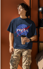 Unisex Terry Oversized Tee(PIZZA)