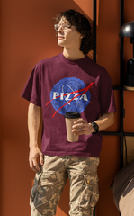Unisex Terry Oversized Tee(PIZZA)